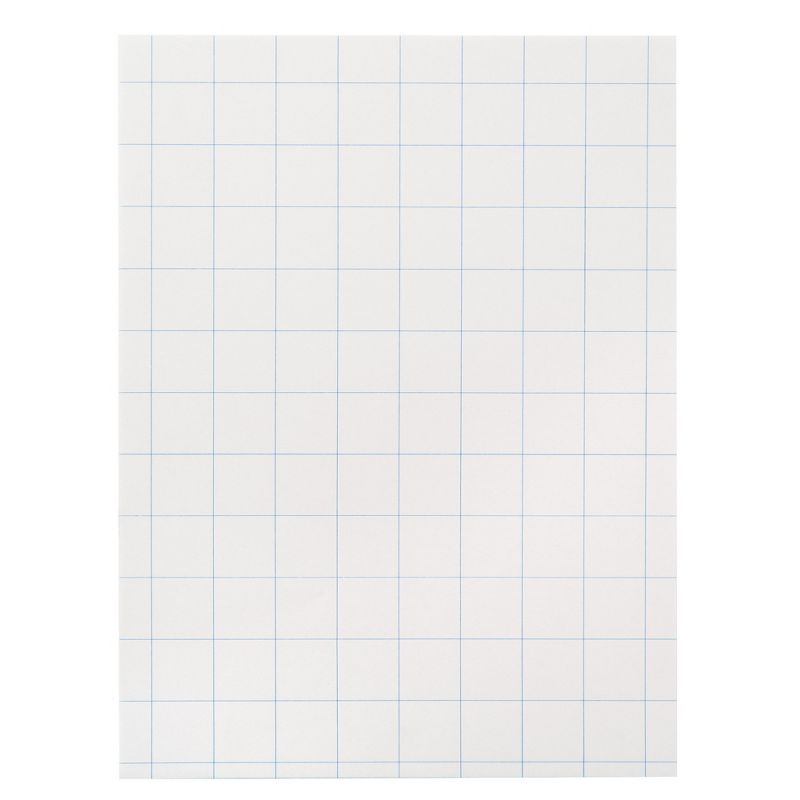 School Smart Graph Paper, 1 Inch Rule, 9 x 12 Inches, White, 500 Sheets, 1 of 5