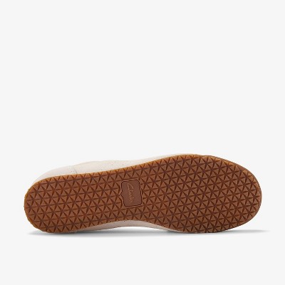 Обувь Clarks Womens Moritz Lo2 Off White Suede Shoes 8 Medium — фото 3