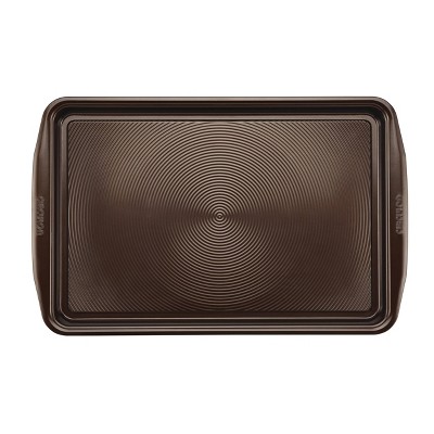 Chocolate Brown Nonstick Carbon Steel 17" x 11" Cookie Sheet