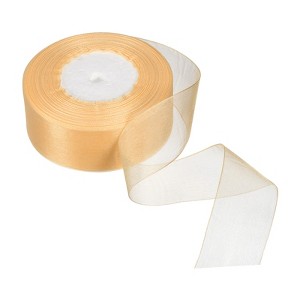 Unique Bargains Soft DIY Crafts Wedding Gift Wrapping Sheer Organza Ribbon - 1 of 4
