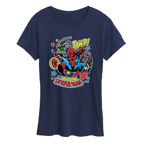 Women's - Marvel - Stickers Style Short Sleeve Graphic T-Shirt - image 1 of 4