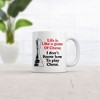 Crazy Dog T-Shirts Life Is Like A Game Of Chess I Dont Know How To Play Chess Mug Funny Novelty Coffee Cup-11oz - 2 of 4