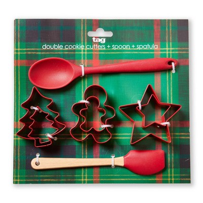 tag Cookie Cutter Spatula Spoon S/8