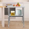 VEVOR Stainless Steel Prep Table, 30 x 30 x 36 Inch, 800lbs Load Capacity Heavy Duty Metal Worktable with Adjustable Undershelf & Feet - 2 of 4