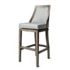 Maven Lane Vienna High Back Fabric Bar Height Bar Stool - 2 of 4