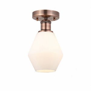 Cindyrella - 1 Light Semi-Flush Mount In Nautiical Style-10.25 Inches Tall and 6 Inches Wide - 1 of 1