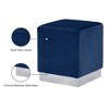 Meridian Furniture,Jax Velvet Ottoman/Stool - 4 of 4