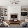 Concord Heritage Home 52" Satin Nickel LED Indoor Ceiling Fan With Light Kit 5-Blade - 2 of 4