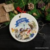 Artistic Maine State Themes and Landmarks Christmas Ornament| OrnamentallyYou - 4 of 4