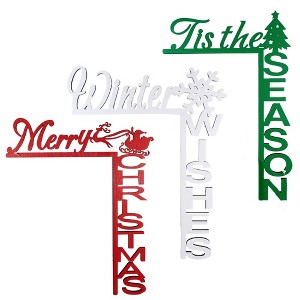Ganz 11.5 Inch Christmas Corner Expressions Door Molding Decor Figurines - 1 of 4