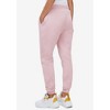 ellos Plus Size Drawstring Waist Fleece Sweatpants - 3 of 4