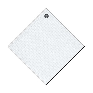 Devant The Magnet Golf Towel 19" x 19" - White - 1 of 2