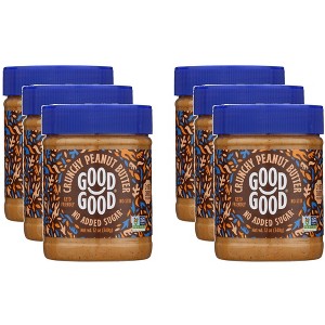 Good Good Peanut Butter Crunchy - Case of 6 - 12oz - 1 of 2