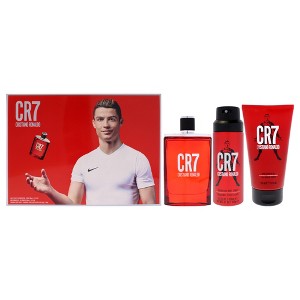 CR7 by Cristiano Ronaldo for Men - 3 Pc Gift Set 3.4oz EDT Spray, 5.1oz Body Spray, 5.1oz Shower Gel - 1 of 4