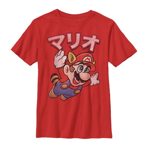 geduldig Aap been Boy's Nintendo Super Mario Bros Japanese T-shirt : Target