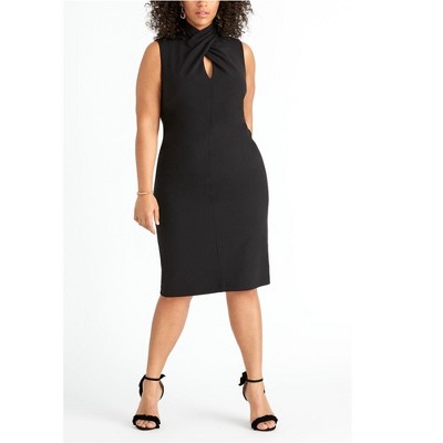 Rachel Roy Womens Solid Sheath Dress