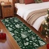 Christmas Area Rugs for Living Room Bedroom Christmas Themed Festival Winter Decorations Rugs Soft Foldable Accent Rug - 2 of 4