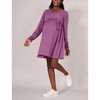 Women's Woven Wrap Long Sleeve Mini Dress | Motherhood Maternity - 4 of 4