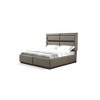 Queen Size Wooden Platform Bed with LED Headboard for Bedroom - 4 of 4