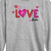 Boys' - Barbie - Patterned Love Long Sleeve Graphic T-Shirt - 2 of 4