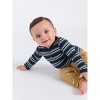 RuggedButts Baby Boys Knit Long Sleeve 2-Button Henley Bodysuit - 3 of 4
