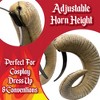 Underwraps Ram Horns Foam Adult Costume Headband - 4 of 4