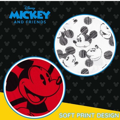 Disney Mickey Mouse Big Boys 2 Pack T-Shirts Brown / White 10-12 — фото 3