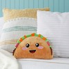 Blue Panda Smiley Soft Taco Stuffed Animal, Comfort Food Plush Toys for Gifts, Collectibles (Brown, 10 In) - 2 of 4
