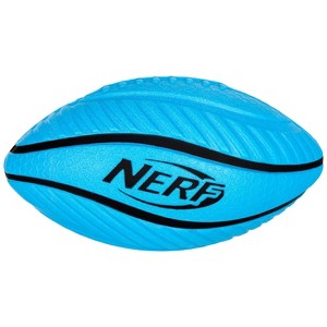 NERF 8.5" Foam Glow Football - Blue: Polyurethane Shell, Ages 6+ - 1 of 4