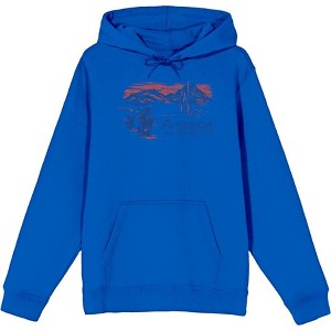 Americana America The Beautiful Adult Long Sleeve Hoodie - 1 of 2