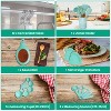 NewHome "35-Piece Kitchen Utensil Set with Holder, Spatulas, Turner, Tongs, Measuring Cups, Egg Whisk & More" Green - 3 of 4