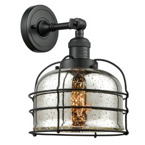 Bell Cage - 1 Light Wall Sconce In Traditional Style-12 Inches Tall and 9 Inches Wide - 1 of 1