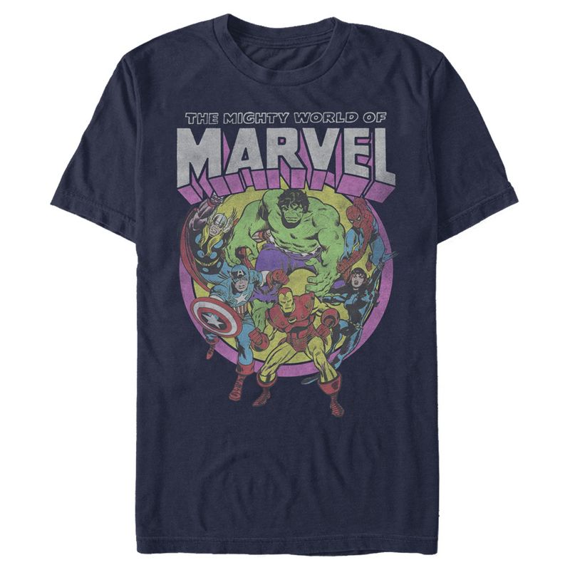Men's Marvel Mighty World of Avengers T-Shirt, 1 of 5