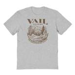 Rerun Island Men's Vail Colorado Mountains Short Sleeve Graphic Cotton T-shirt