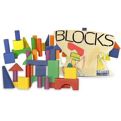 Stages Learning Materials Sensory Builder Blocks, Set of 50