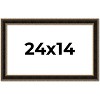 PosterPalooza | Ornate Brown Picture Frame - UV Acrylic, Backing Board, Hanging Hardware Included - 2 of 4