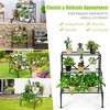 Costway Plant Rack 3-Tier Metal Plant Stand Garden Shelf Stair Style Decorative - 3 of 4