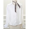 Allegra K Women Polka Dot Heart Print Stripes Skinny Double-Sided Neckerchief - 2 of 4