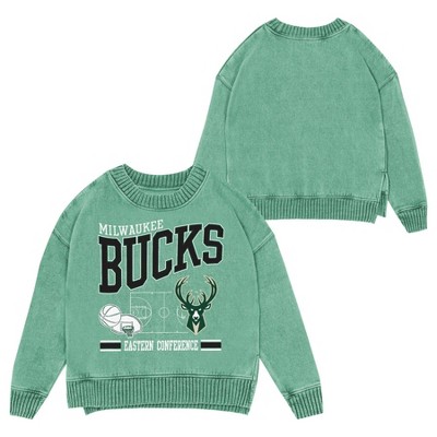 NBA Milwaukee Bucks Crew Fleece Sweatshirt