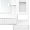 PAGED Dressing Table Fashionable Makeup Table with Mirror, Lights, 3 Drawers for Living Room, Bathroom, Dressing Room - 4 of 4