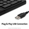 Pro Fit Ergo Wired Keyboard Black K75400US - 4 of 4