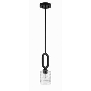 Craftmade Lighting 1 - Light Pendant in  Flat Black - 1 of 1