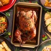 Gibson Home Country Kitchen Embossed Carbon Steel 13.75 Inch Roaster Pan in Copper - 3 of 4