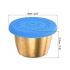 Unique Bargains Silicone Stainless Steel Portable Lightweight Food Storage Container 2.4 oz / 70 mL - 2 of 4