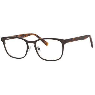 Ernest Hemingway H4820 Unisex Oval Frame Eyeglasses in Satin Gunmetal 52 mm