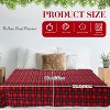 Flannel Red and Green Plaid Blanket Buffalo Throw Blanket Checkered Gift Christmas - 3 of 4