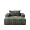 75-Inch Corduroy Upholstered Sofa Lounger - Ready to Use, Soft Modern Sleeper for Indoor Living & Bedroom - 4 of 4
