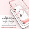 Vena vLove For Apple iPhone 12 Pro Max Case Heart, Heart Shape Design (MagSafe Compatible) Dual Layer Slim Hybrid Bumper Case Cover, Rose Gold - 4 of 4