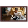 PosterPalooza | Panoramic Minimalist Brown Picture Frame - UV Acrylic, Foam Board Backing, Hanging Hardware - 2 of 4