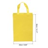 Unique Bargains Vertical Style Non-Woven Travel Storage Grocery Tote Bag 10 Pcs - 2 of 4